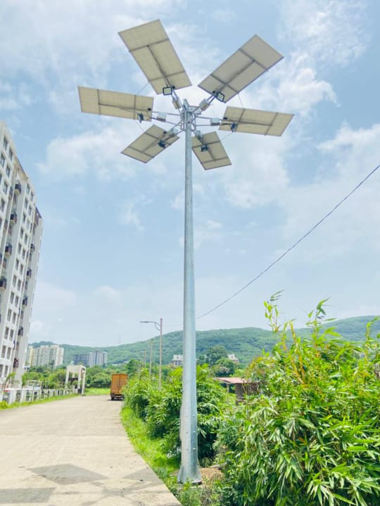 Solar Street Light Installation